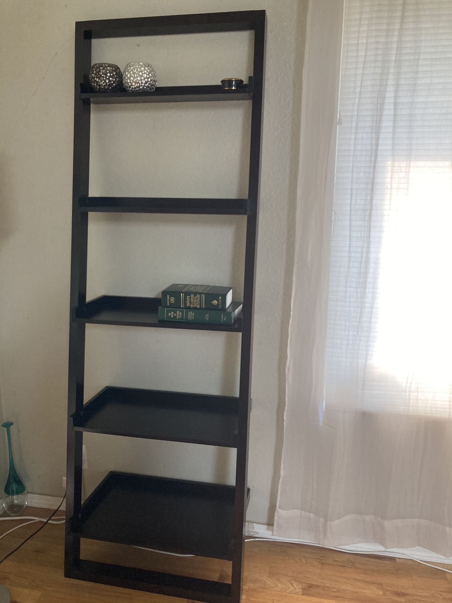 Ladder Bookcase Shelf Approximately 76x23.5x14.5