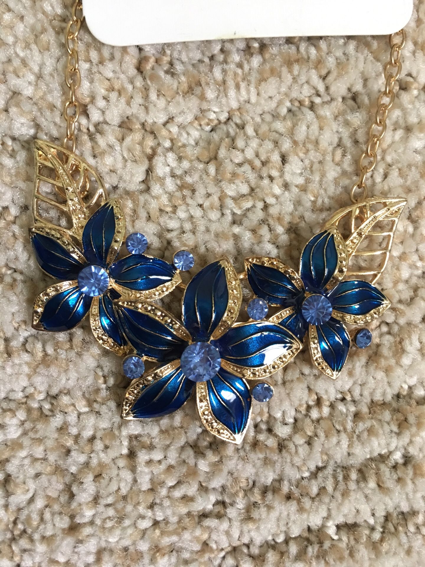 Necklace with earrings
