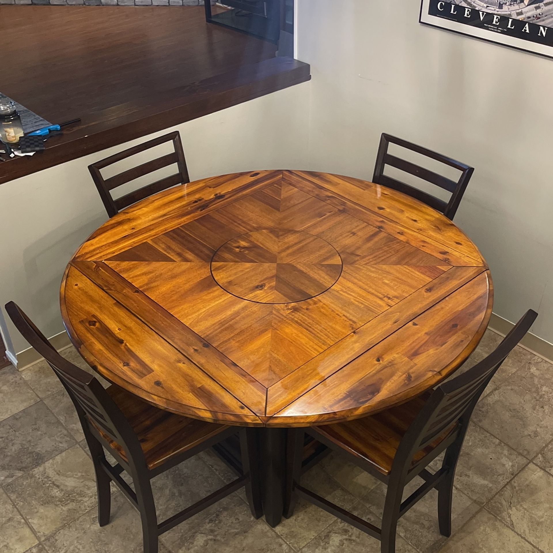 Hard Wood Kitchen Table