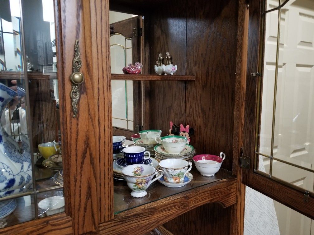 Antique bone China tea cup lot