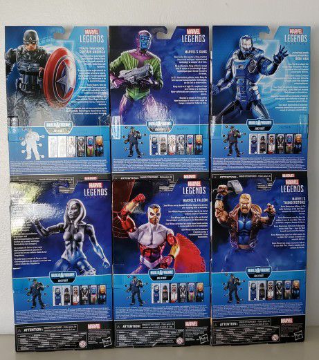 Marvel Legends Joe Fixit Wave Complete-  Captain America; Kang: Iron Man; Jocasta;  Falcon & Thunderstrike