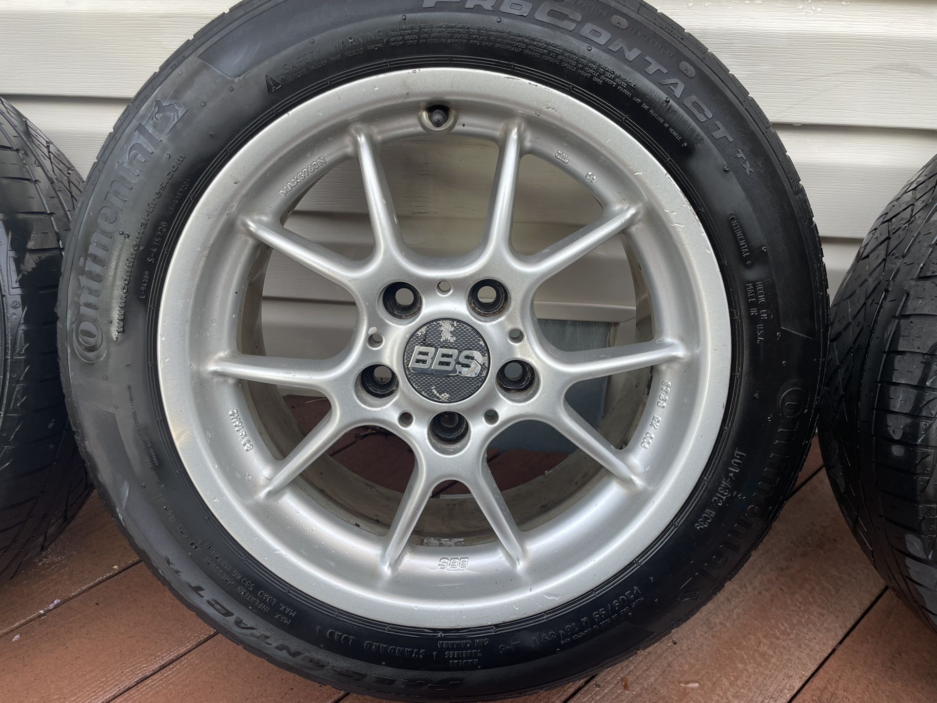 BBS RK 16” X 8 Set Of 4 w/Tires