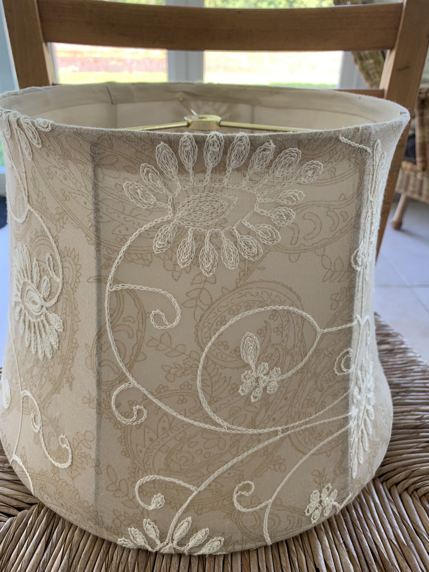 Unique Embroidered Lamp Shade