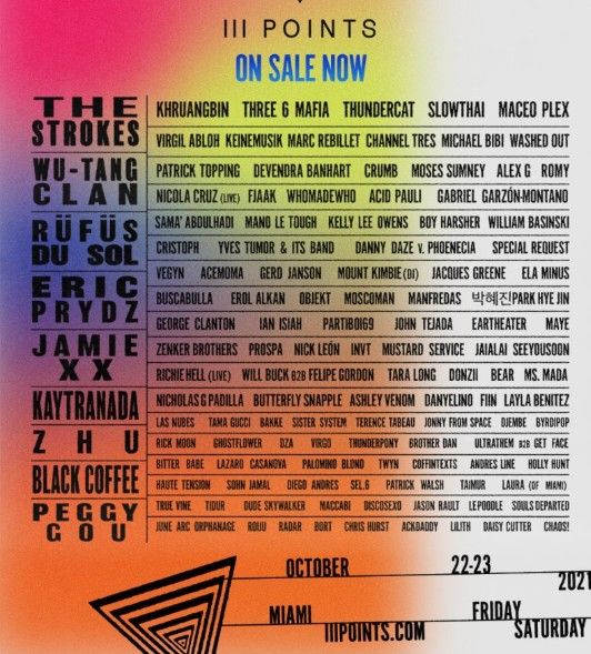 iii Points Miami Festival GA 2 Day Pass