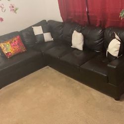 Pillows Included Take Apart Sectional Leather Sectional  Thumbnail