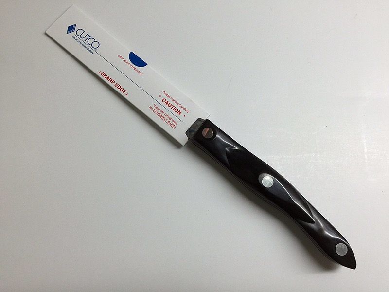 NEW CUTCO Model 2159 Steak Knife with Classic Brown Black handle in