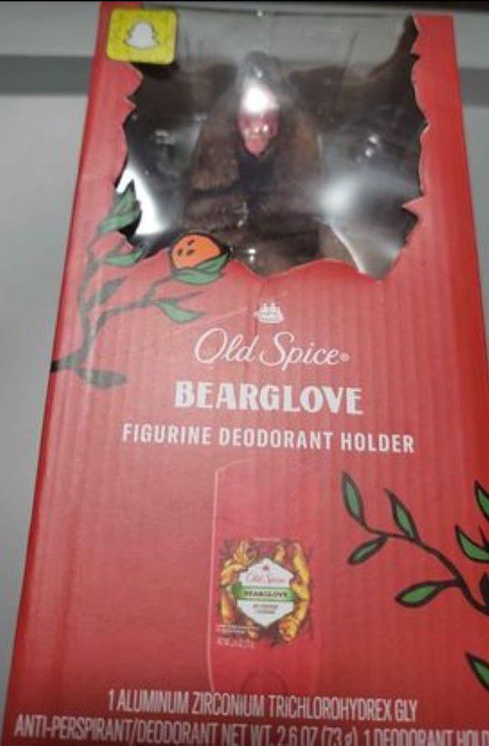 Old Spice Bearglove Figurine Deodorant Holder