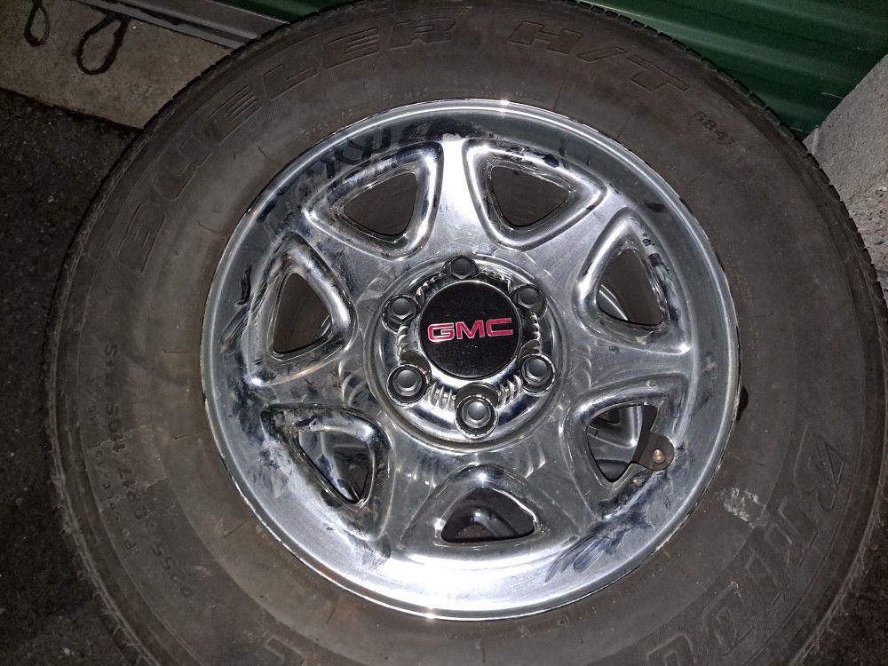 Aluminum Wheels And Tires Gmc Silverado Chevy Sierra Tahoe Suburban