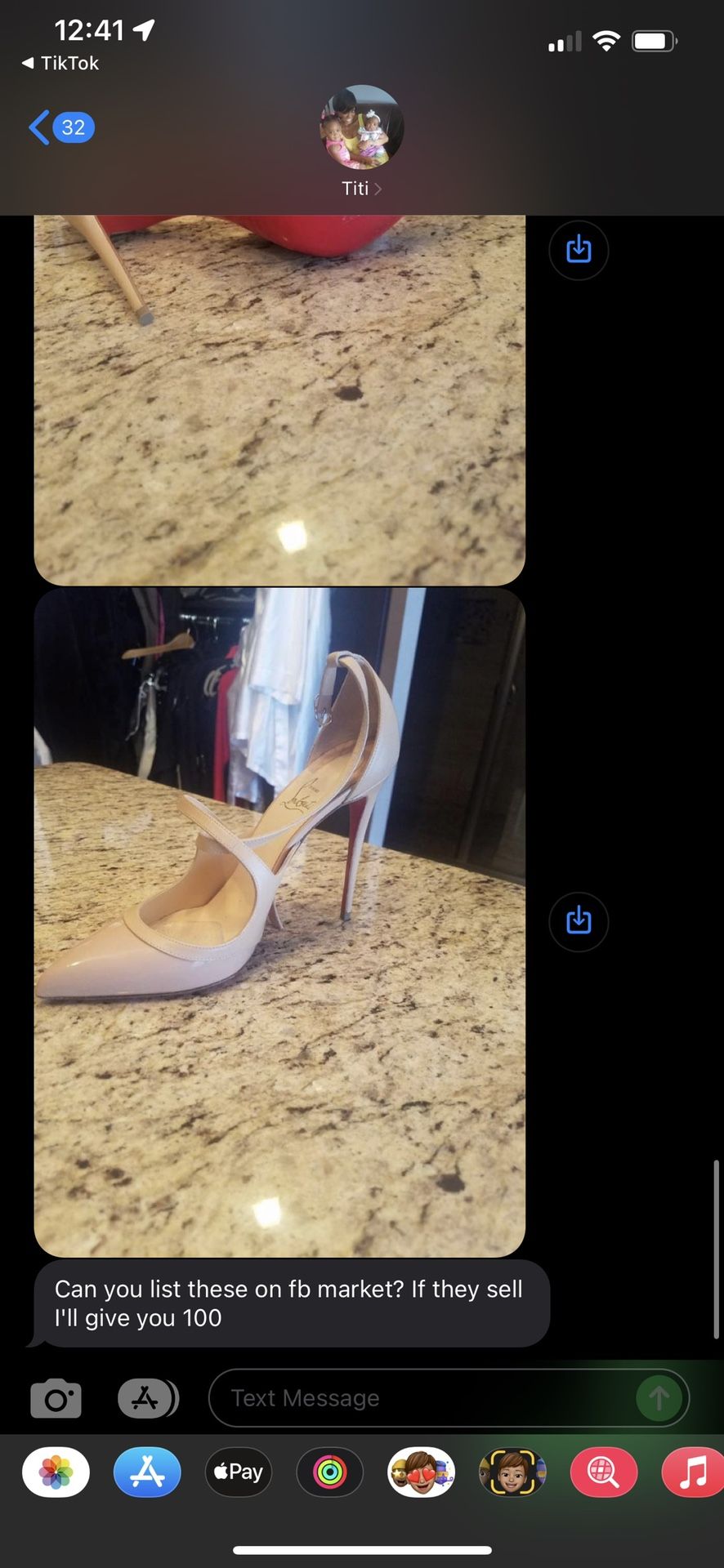Christian Louboutin/Crissos 100 Patent/Nappa Shiny