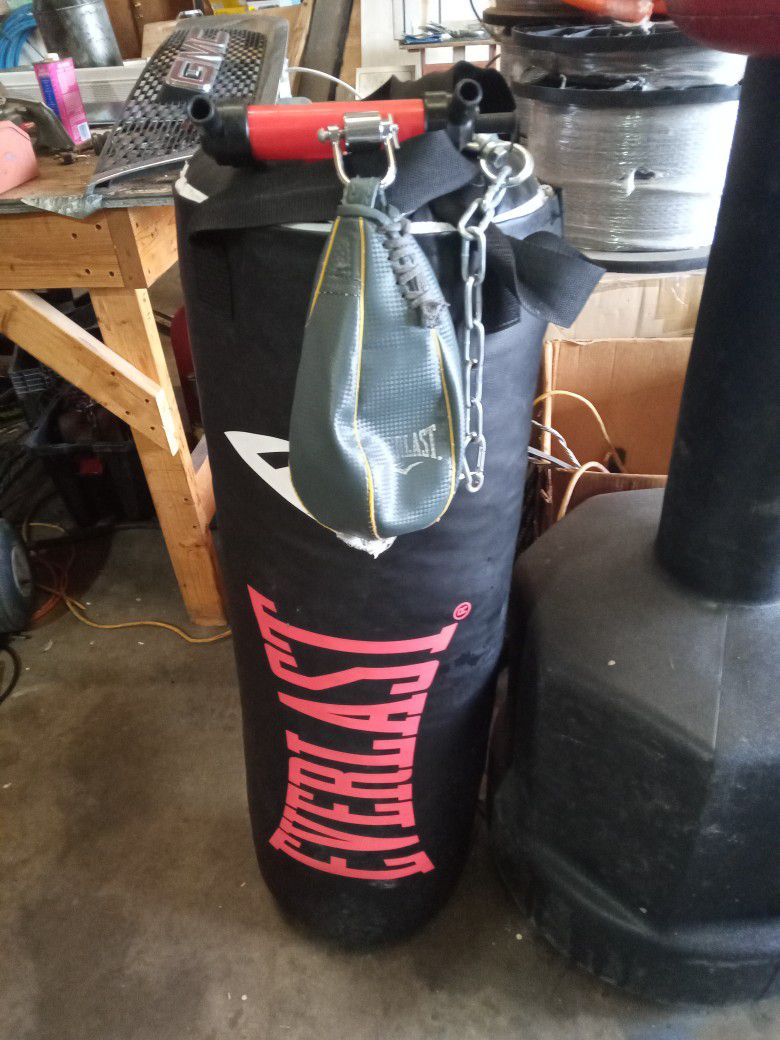 Heavy Bag Speed Bag And Wave Master Body Punching Bag