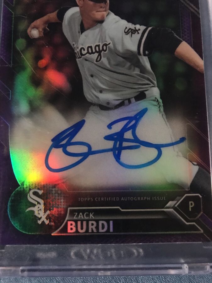 Zach Burdi bowman rookie card