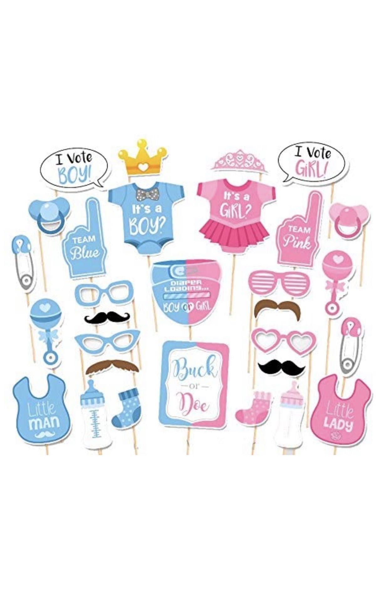 Gender Reveal party decorations