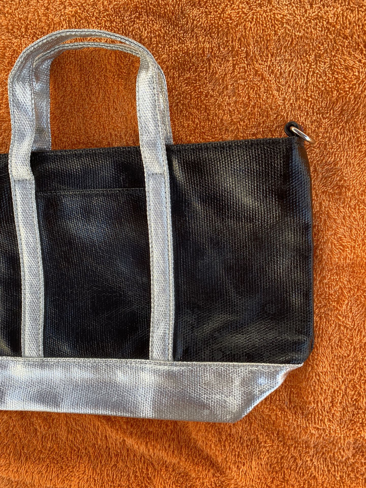 Victoria’s Secret Black Gray Womens Small Clutch Bag 