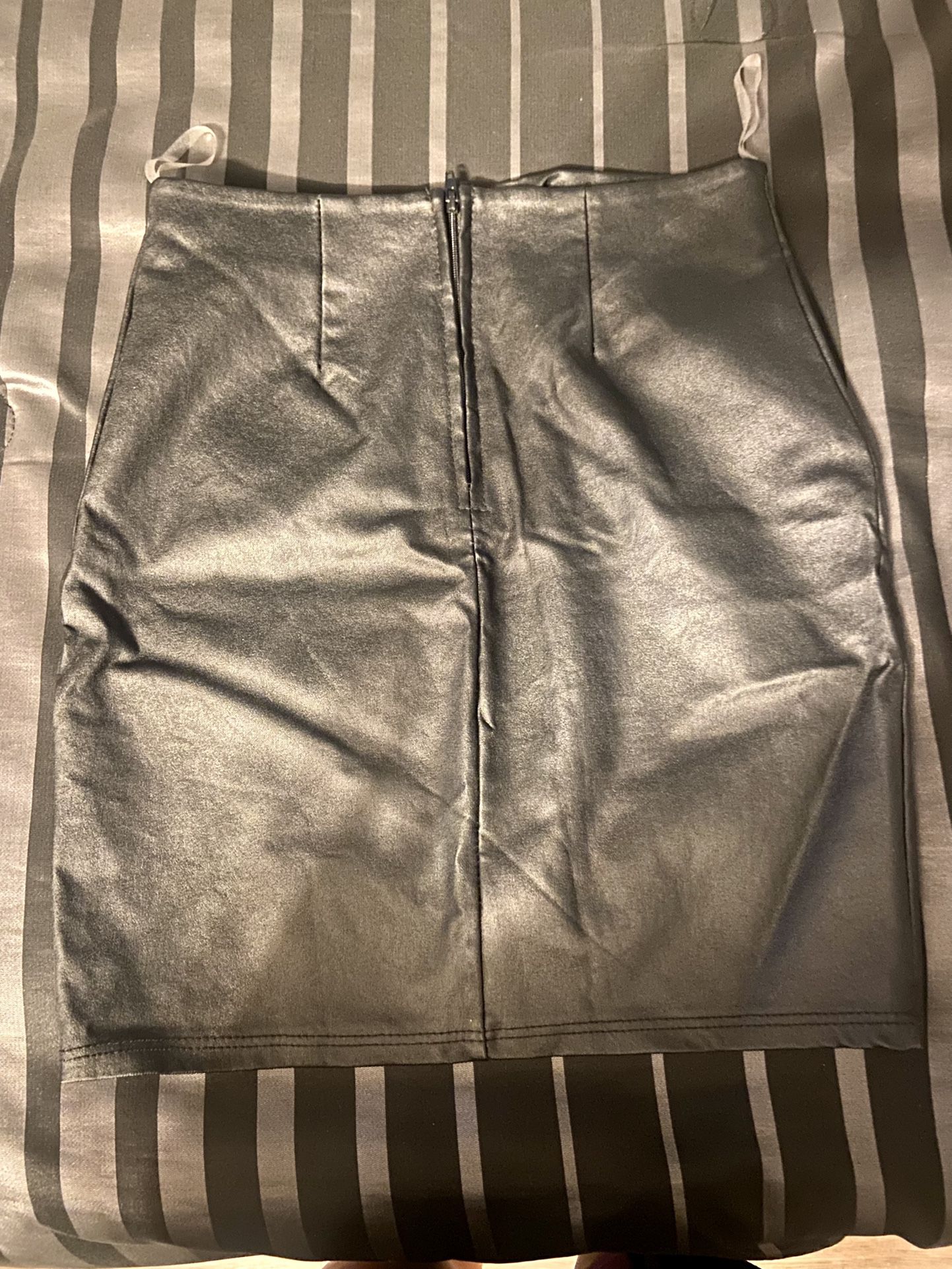 Windsor Leather Mini Skirt