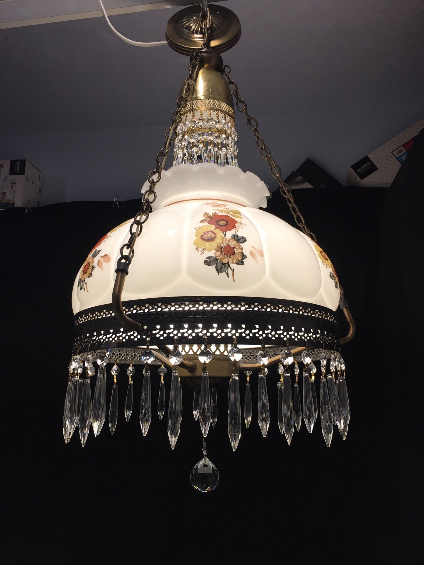 Vintage Shade Chandelier