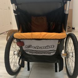  Chariot Bike Trailer For Sale In Excellent Conditions.  Single Rider And Holds Up To 75 Lbs. Only Missing The Hitch But Comes With  Thumbnail