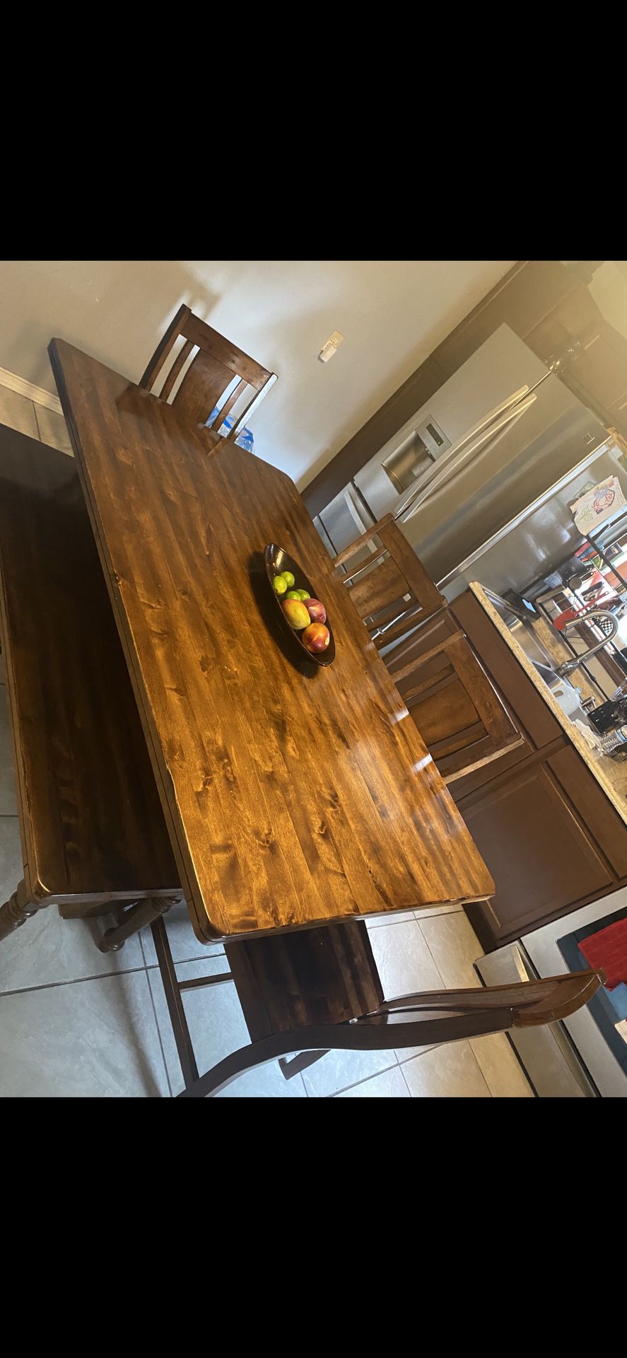 Dining Table With Bench Seat And Chairs 