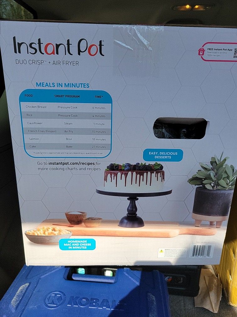 Brand New 11 In 1 Instant Pot Duo Crisp + Air Fryer