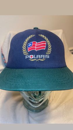 Vintage Polaris Promo Snapback Cap Hat Usa Snowmobile Atv Bmx Thumbnail