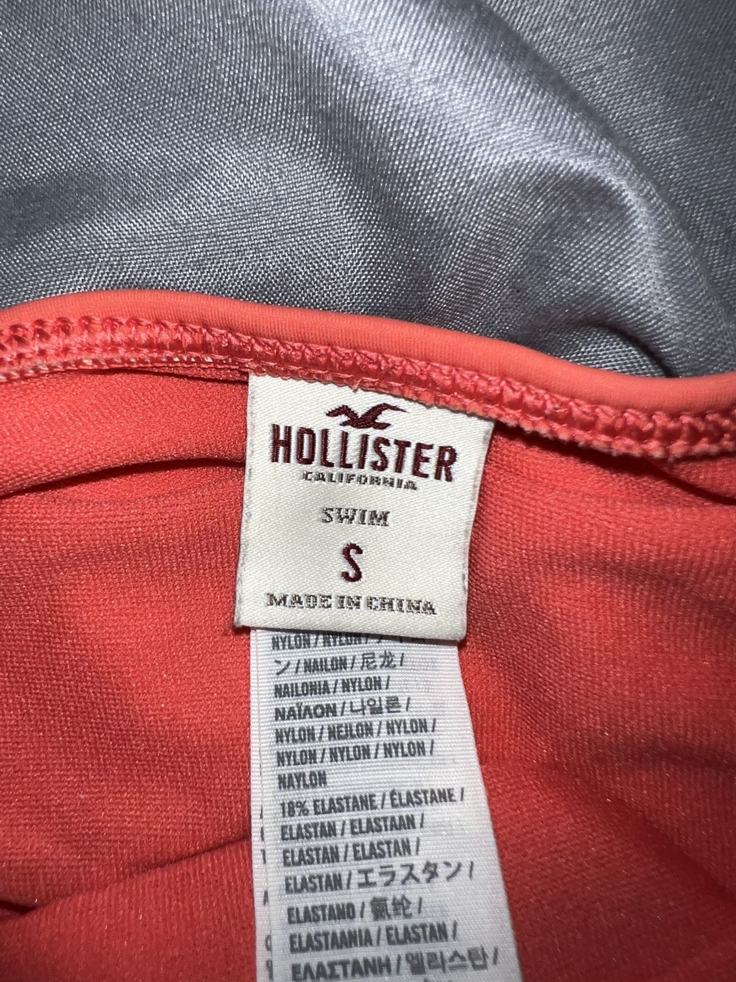 Neon pink Hollister bikini