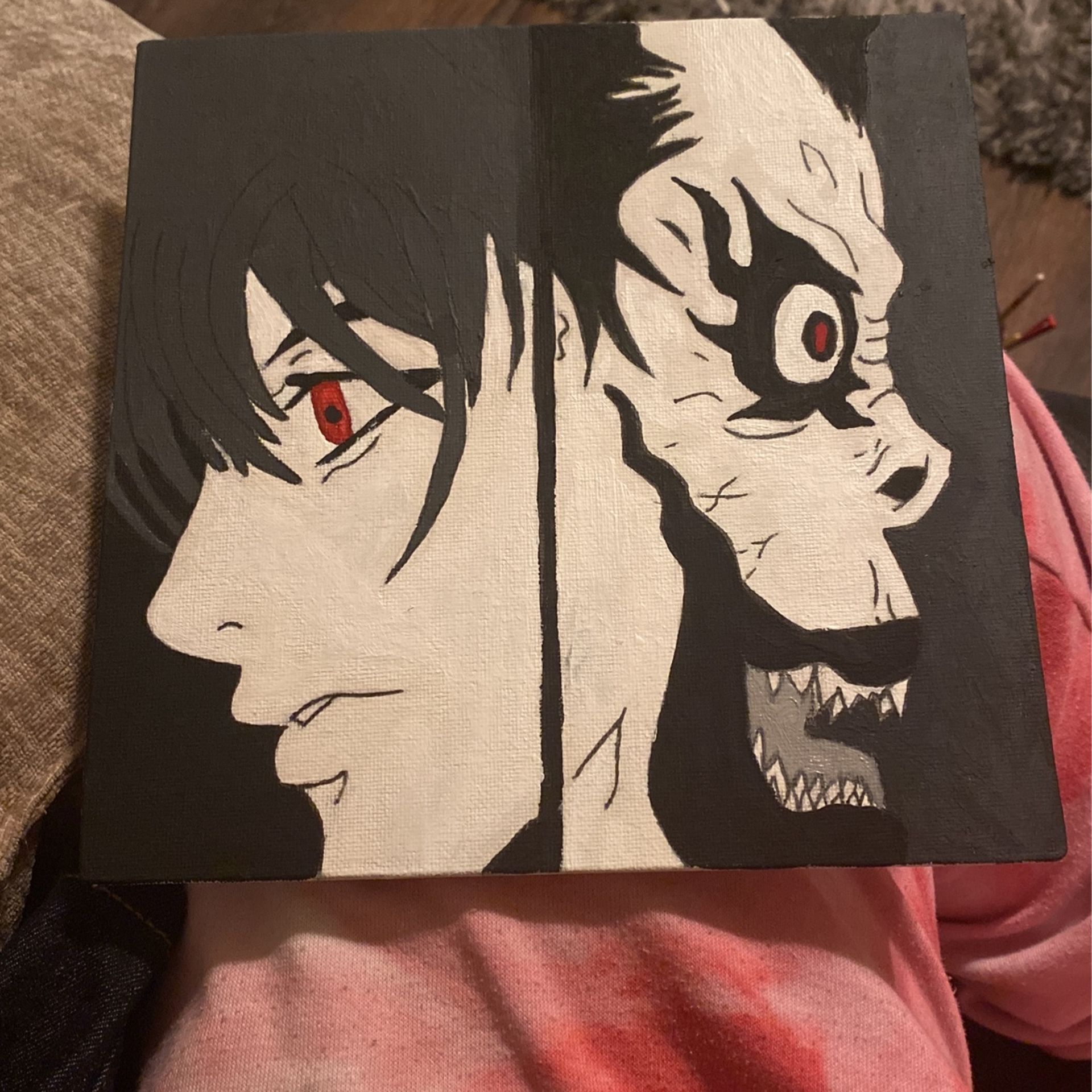 Ryuk And Light Yagami Painting (NOT FREE)