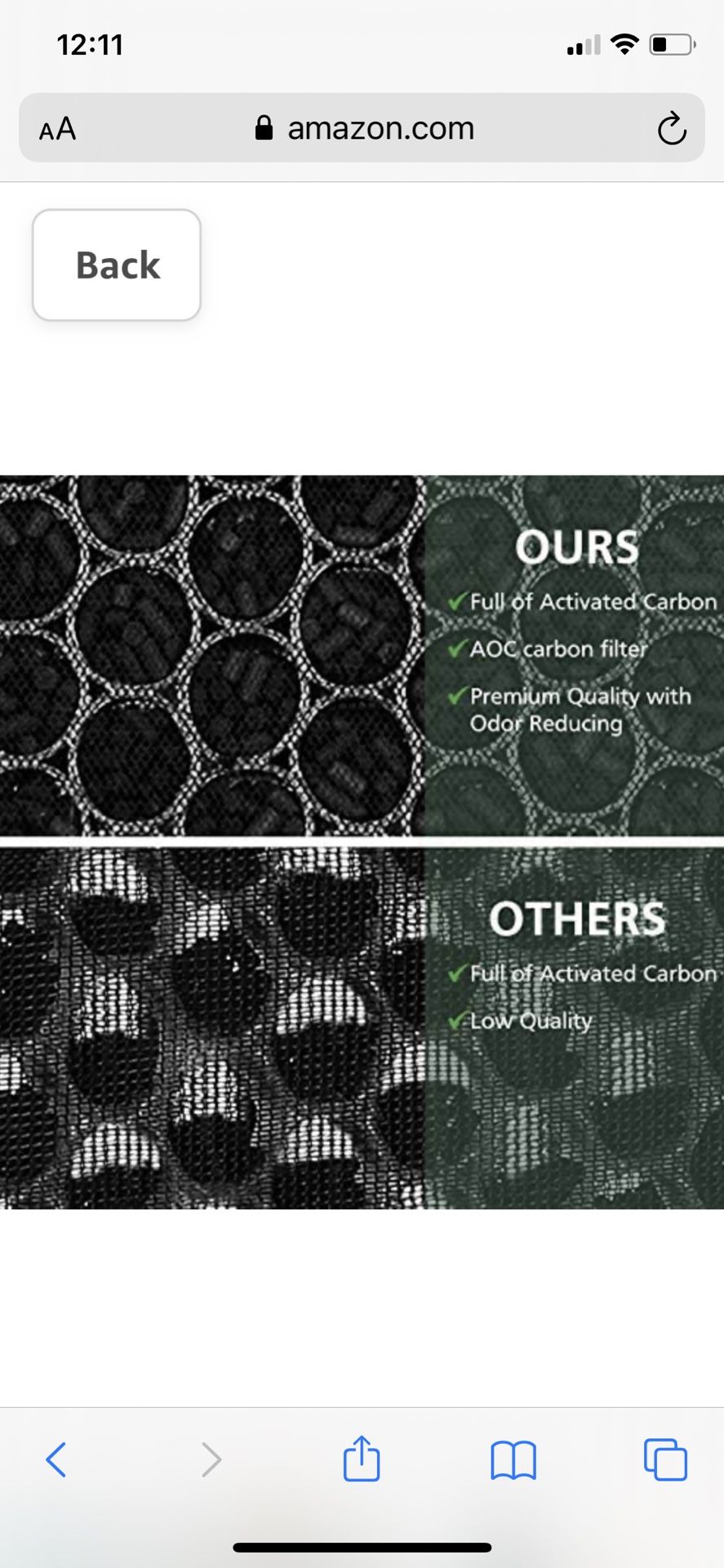 isinlive H13 HEPA Replacement Filter 2 Pack for Coway AIRMEGA Max 2 Air Purifier