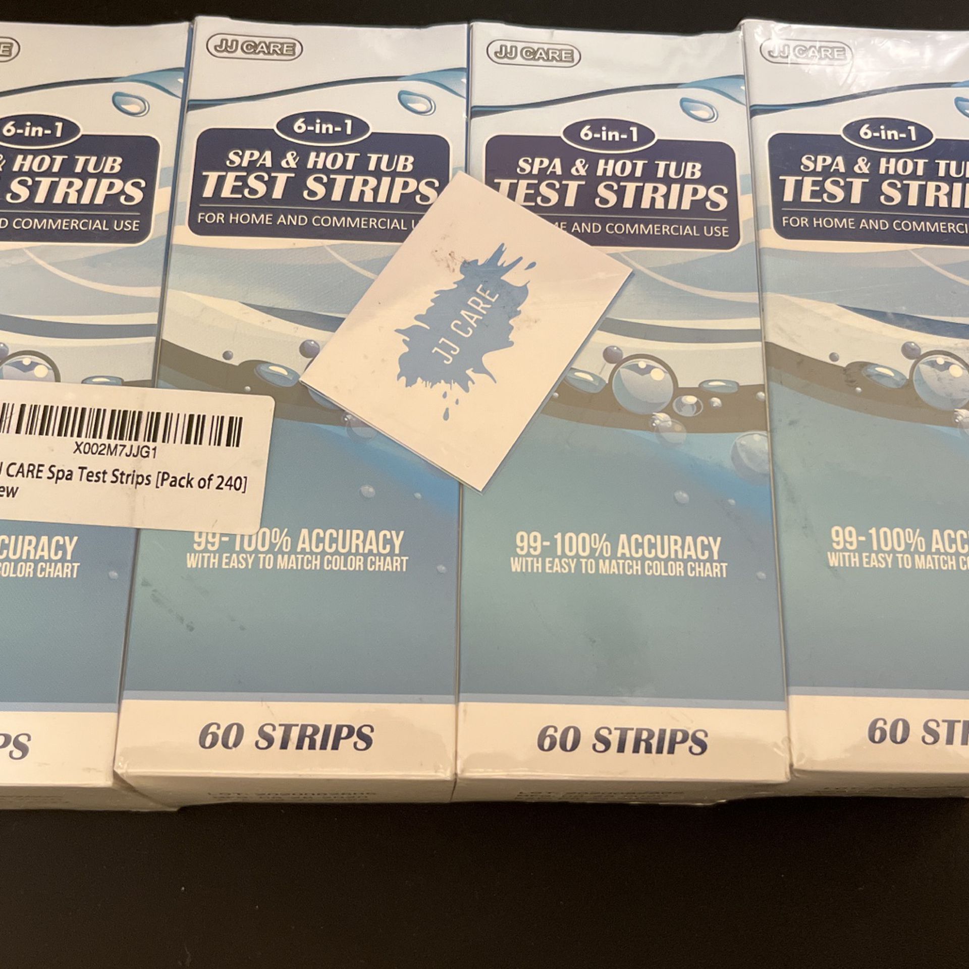 JJ Care 6-in-1 Spa & Hot Tub Test Strips (480 ct) Expires August 2022