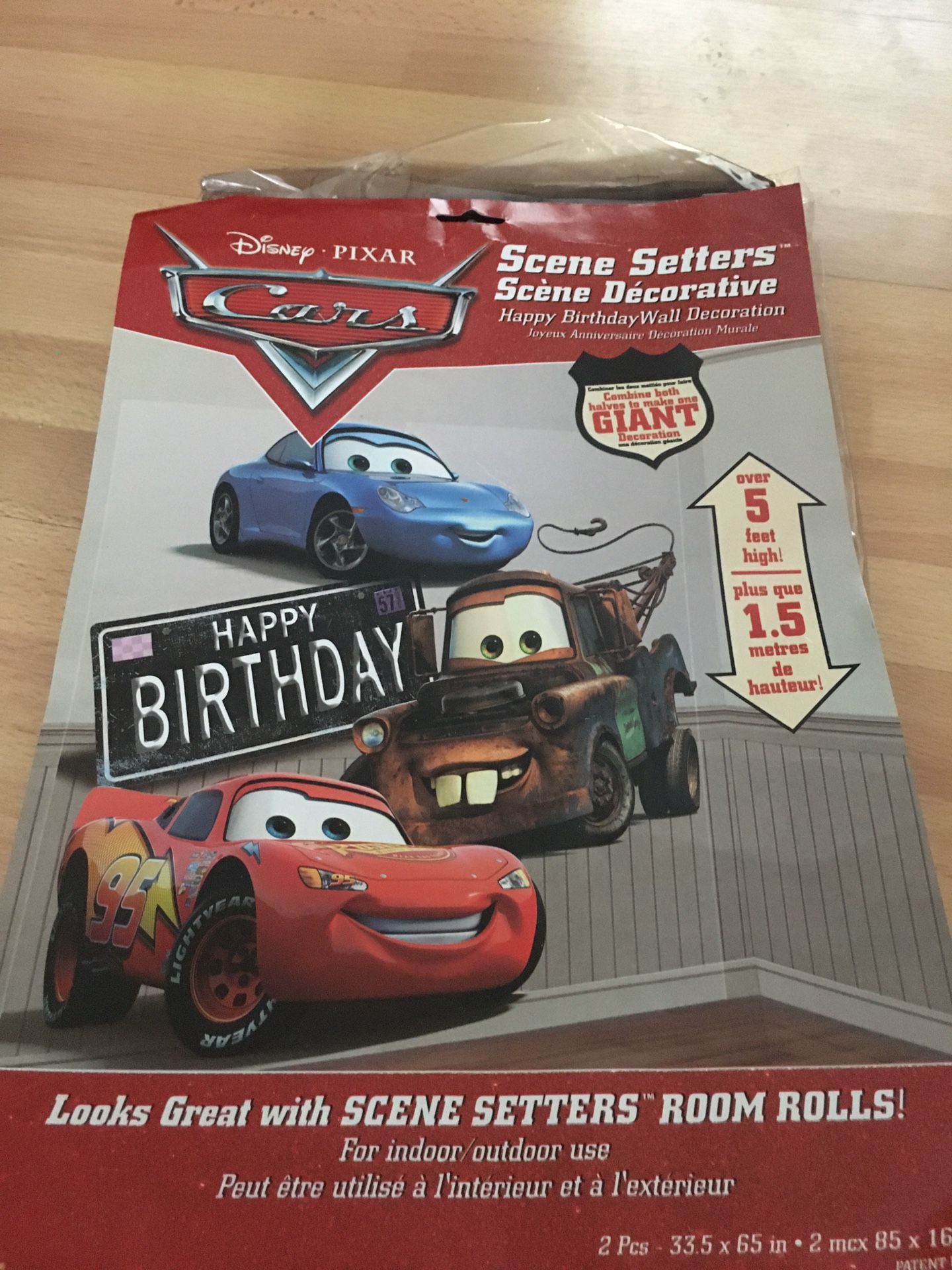 Lightning Mcqueen Cars Movie Birthday Poster For Sale In Vernon Hills Il Offerup