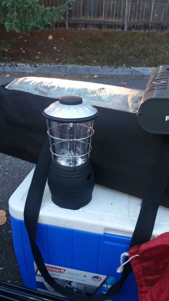 Complete camp set. Tent tarp stoves lantern! $75.00