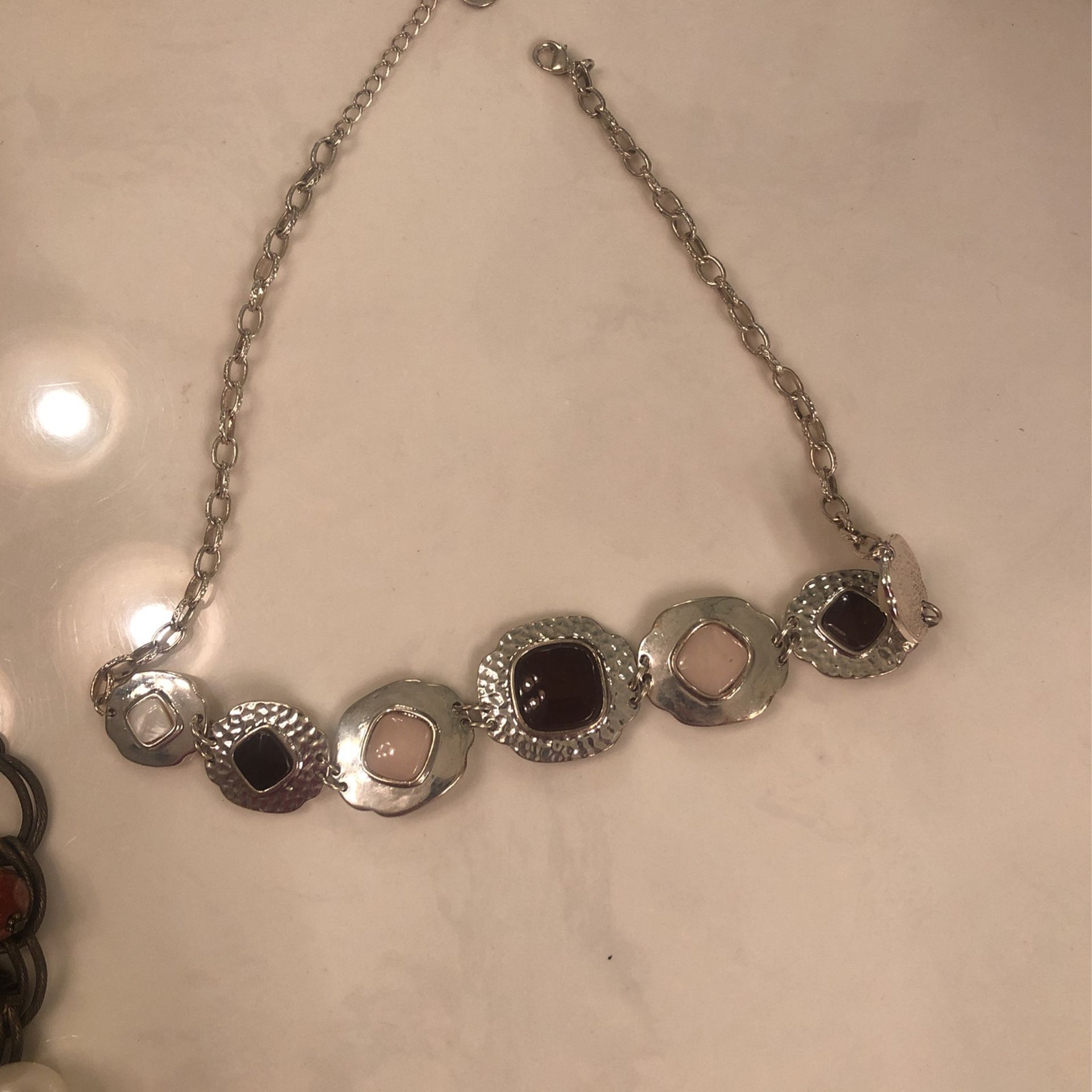 Two unique choker necklaces