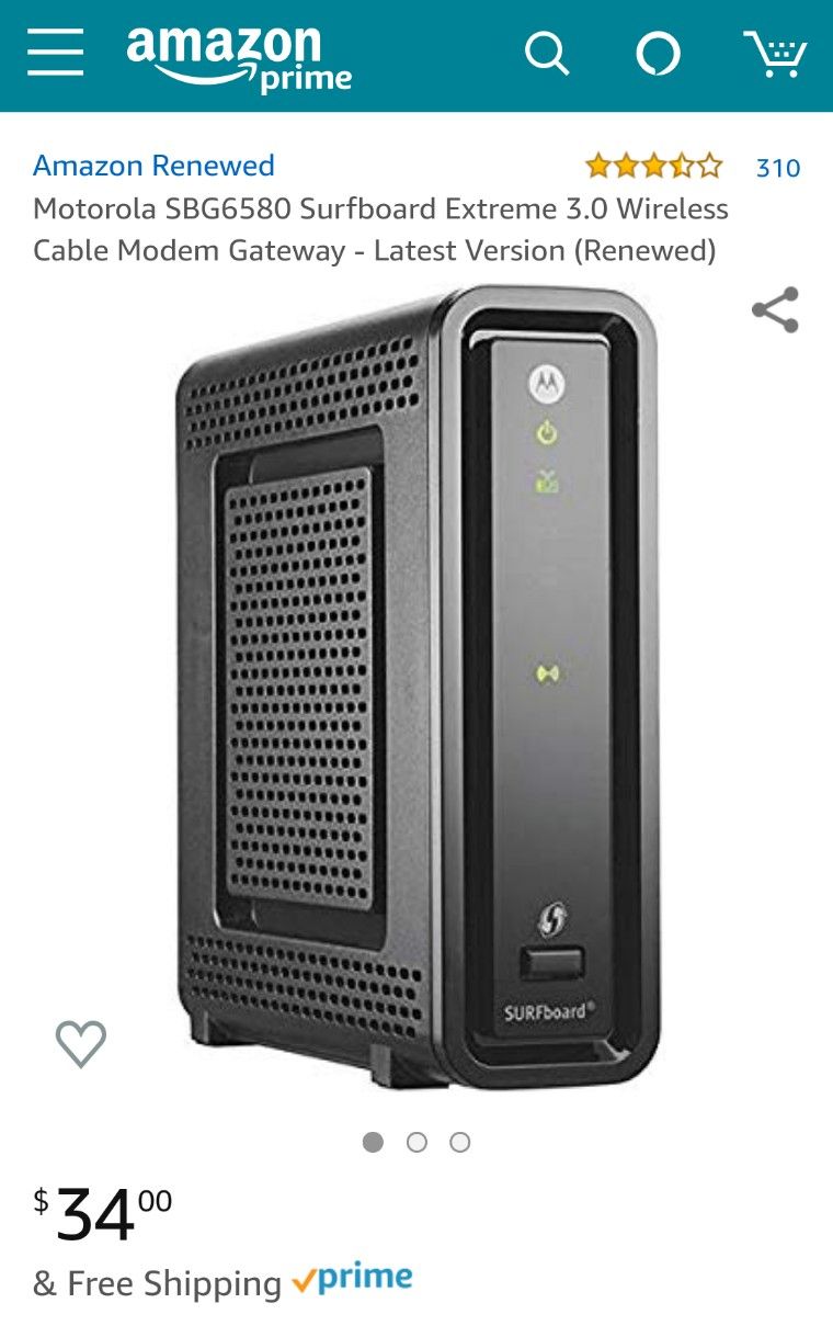 Motorola SURFboard modem