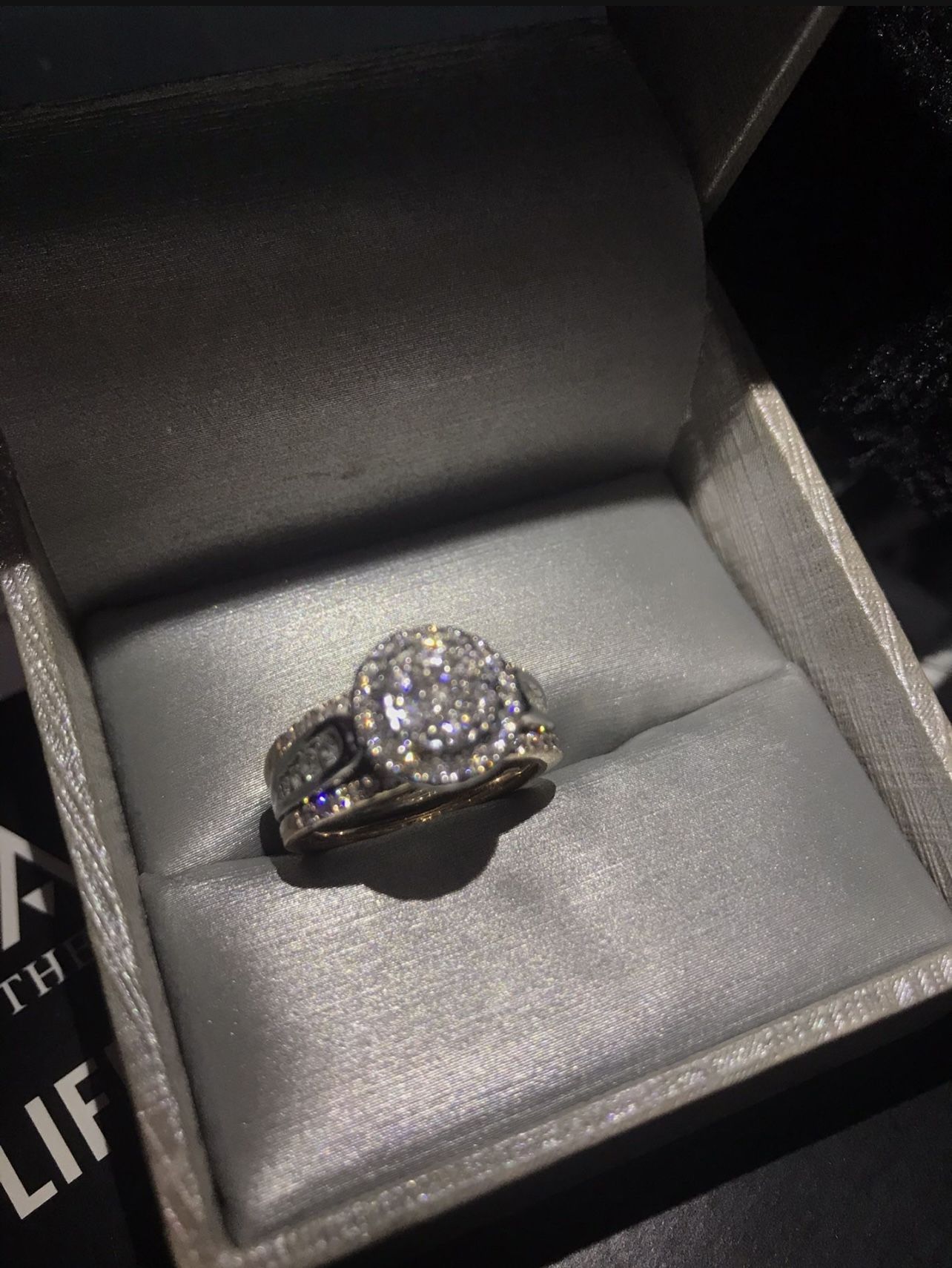 Diamond Engagement / Wedding Ring 14kt White Gold 1ctt