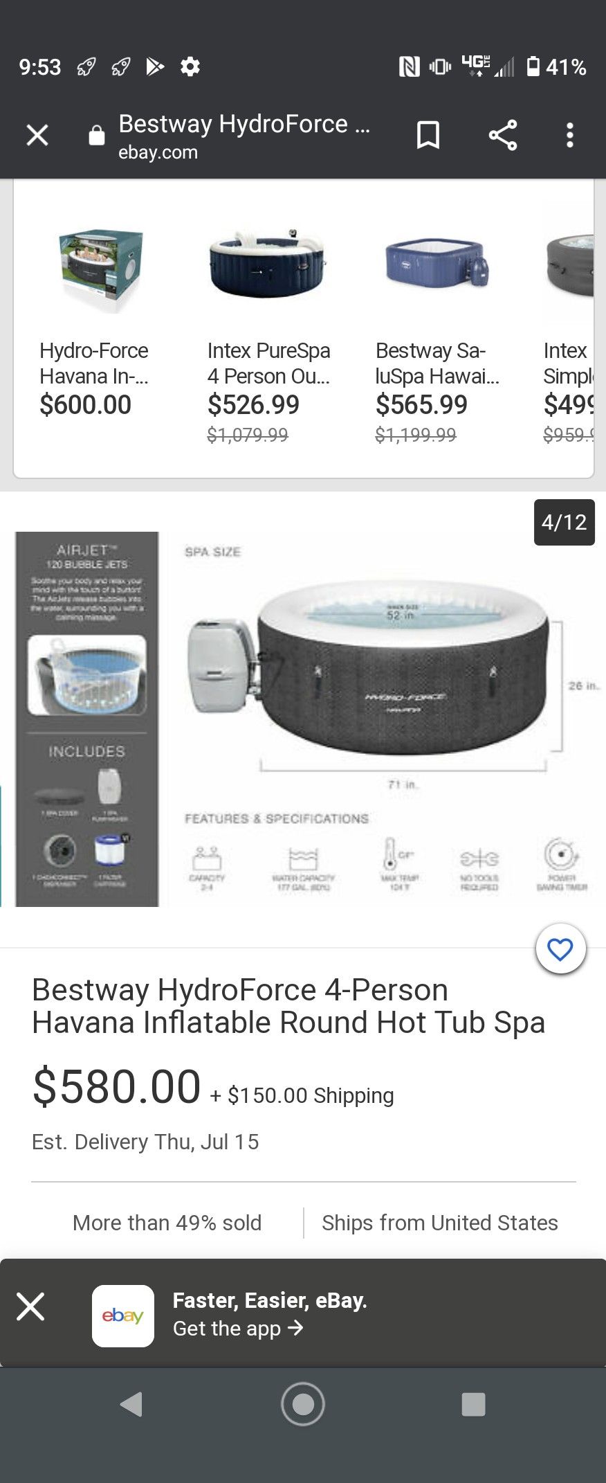 Inflatable Hot Tub