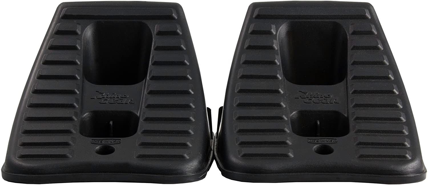 2 Pc Heavy Duty Wheel Chocks Stop Tire RV Camper Trailer Car Truck Stopper Block