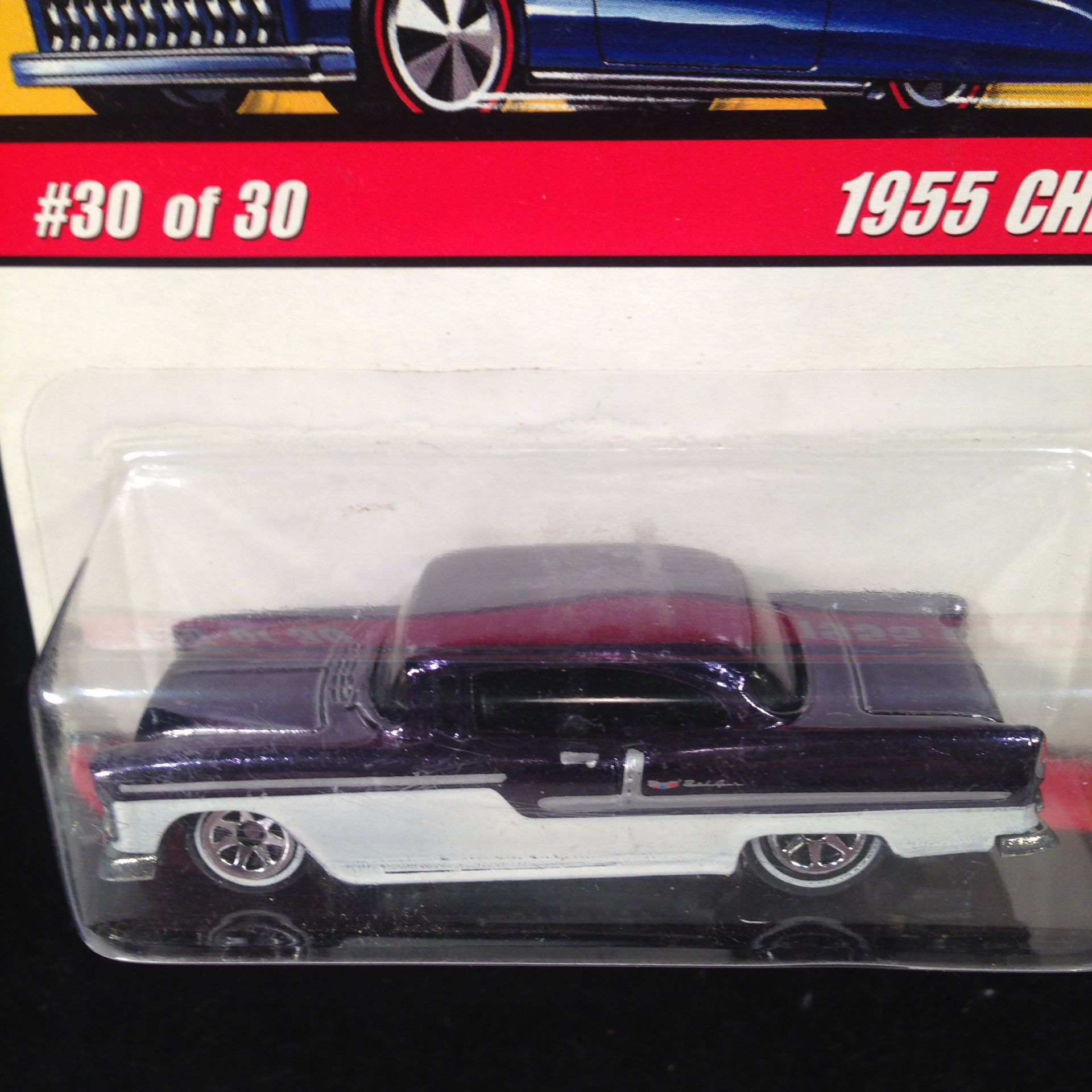 Hot Wheels Classics Series 2 1955 Chevy • Production Error • Reversed In Blister