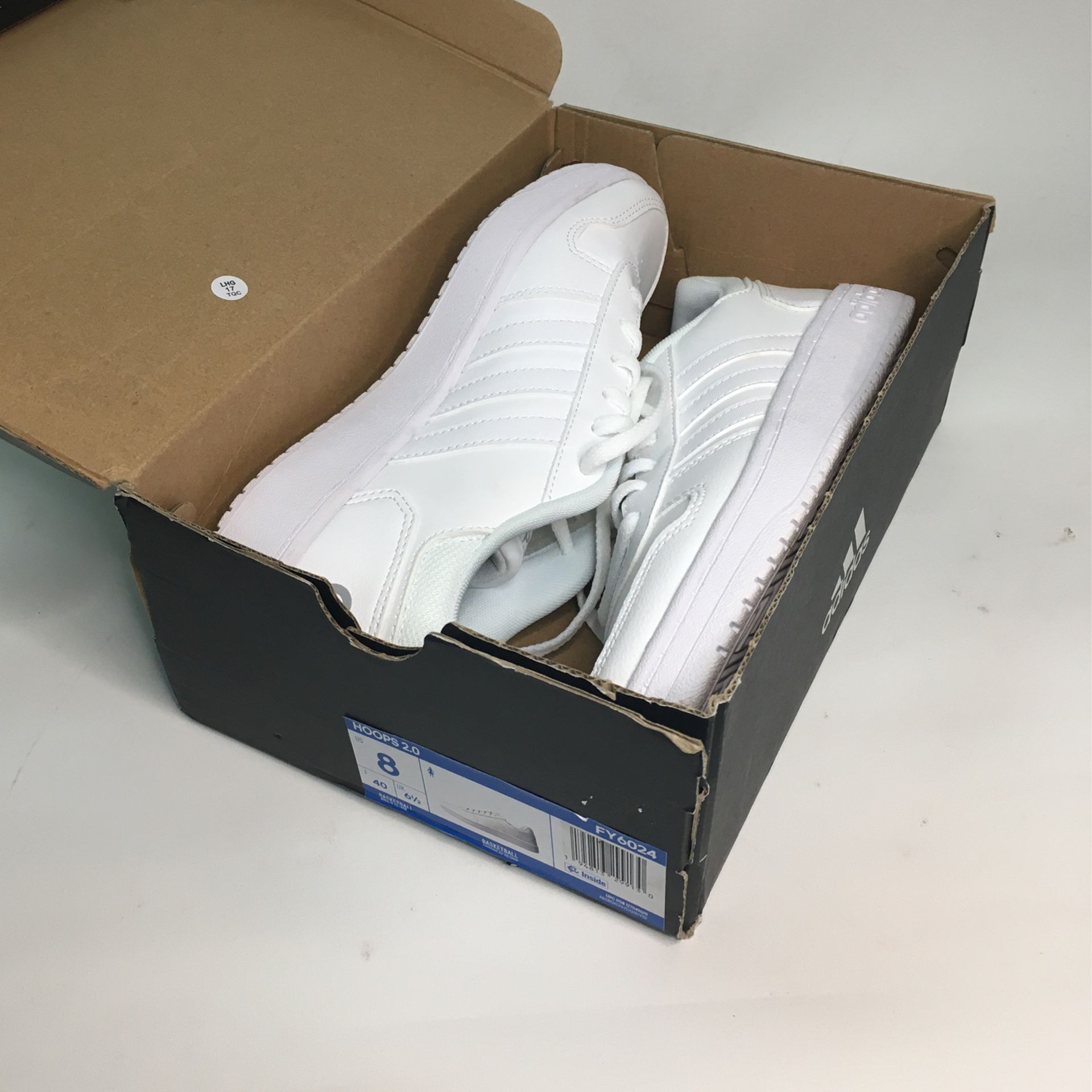 WHITE BASKETBALL HOOPS 2.0 Size 8