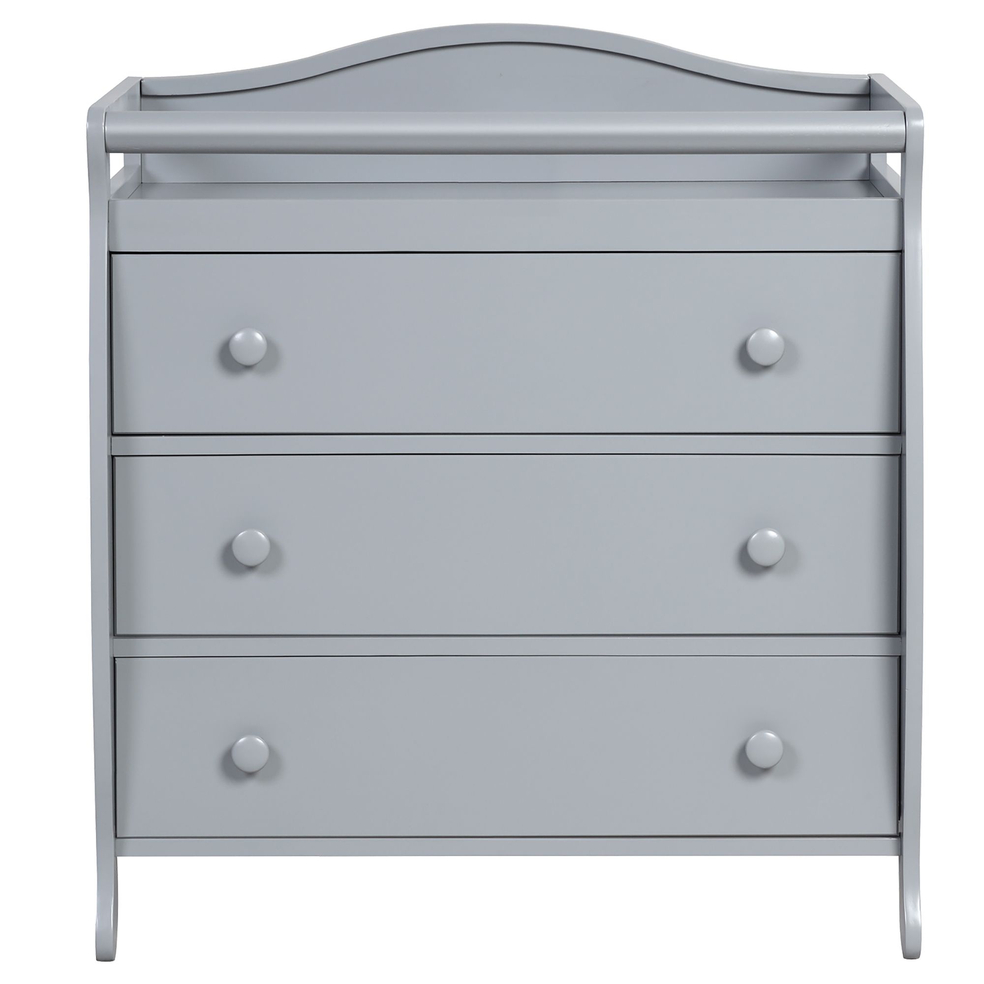 Costway 3-Drawer Dresser Changing Table w/Safety Belt Guardrails for Kids' Room