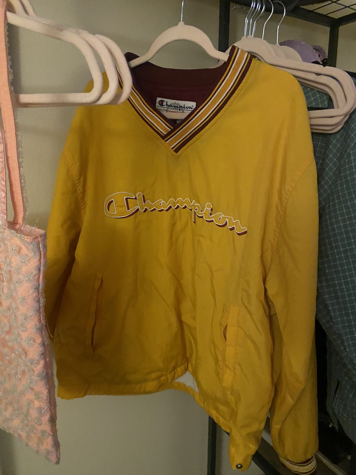 Vintage Champion Windbreaker Size Medium