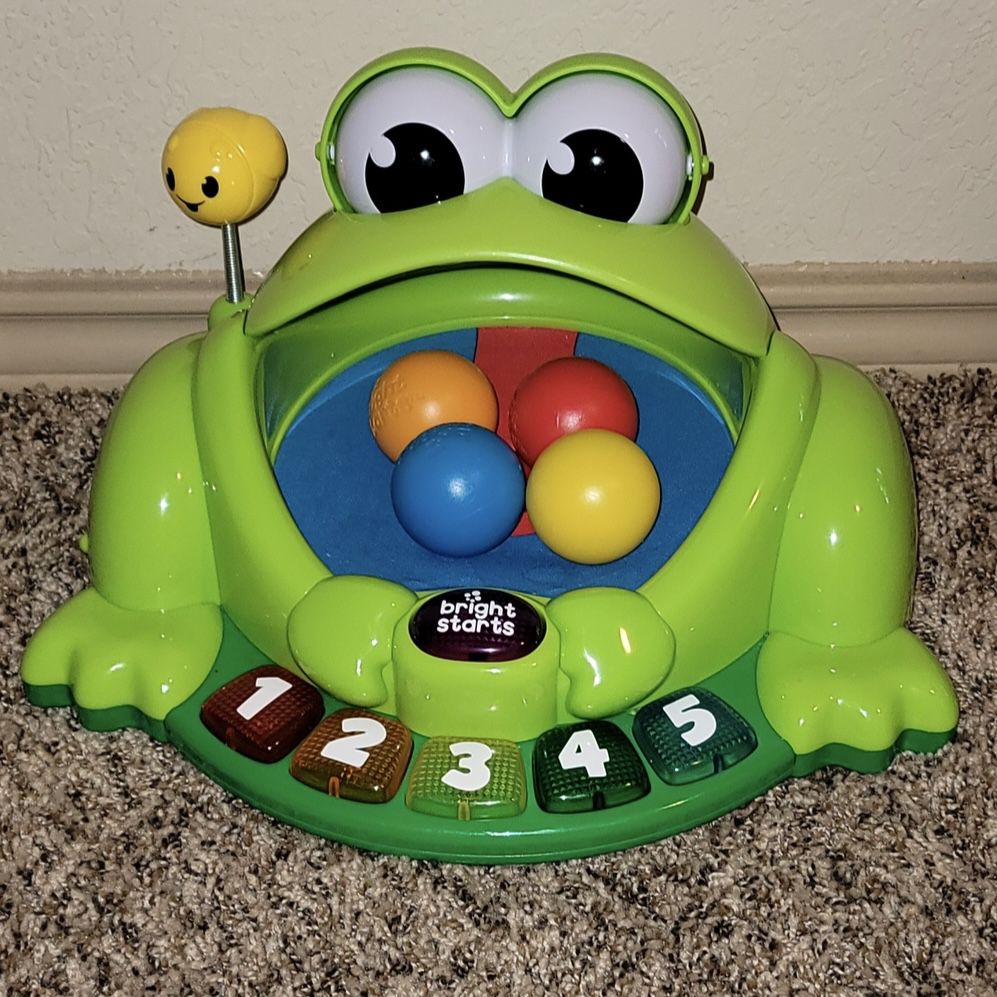 Bright Starts Pop & Giggle Pond Pal Ball Popper Musical Activity Toy