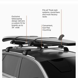 Thule SUP Taxi XT Snowboard, Skis or Surfboard Rack (New In Package) Thumbnail