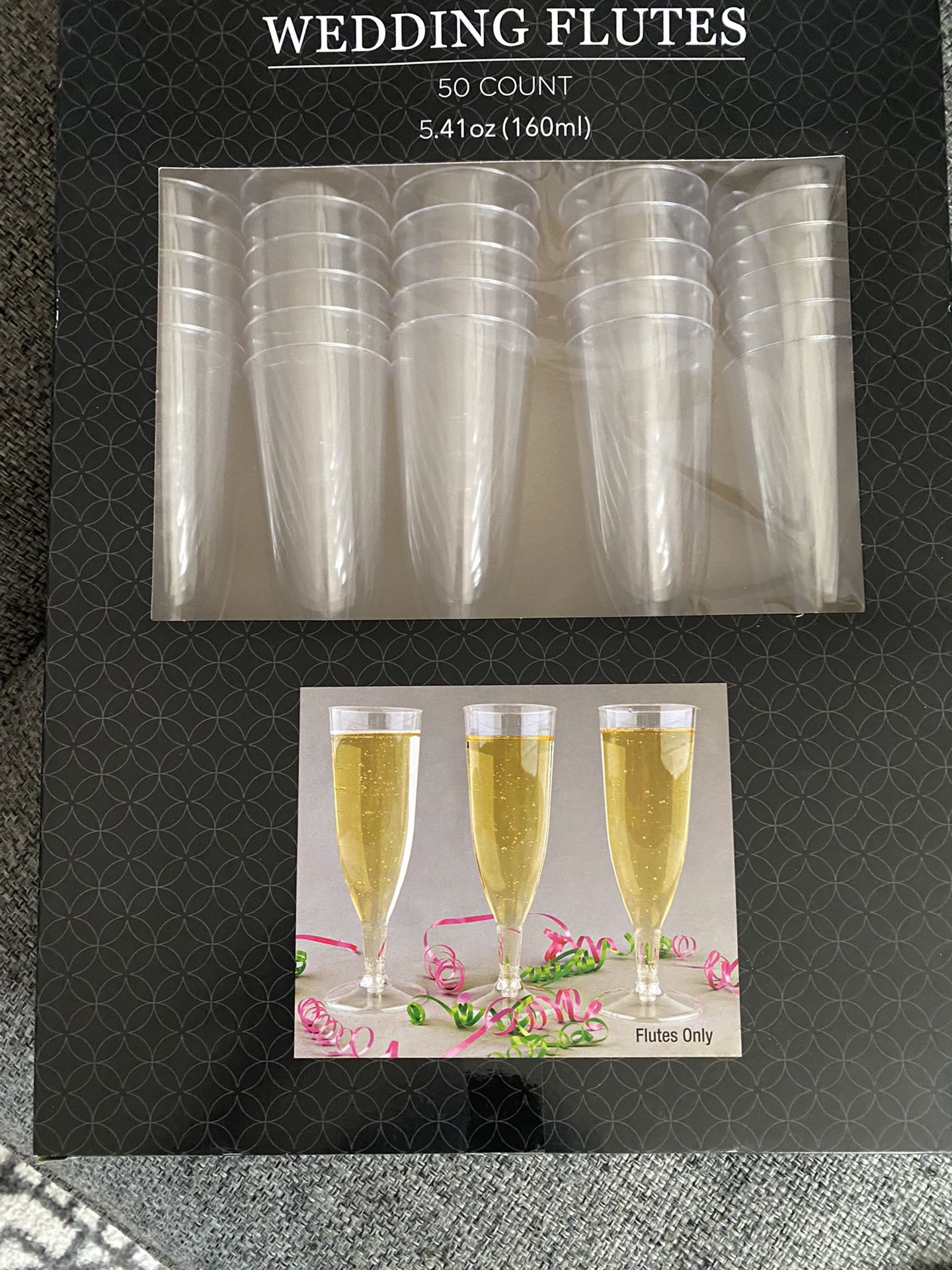 Wedding Flutes (Plastic)