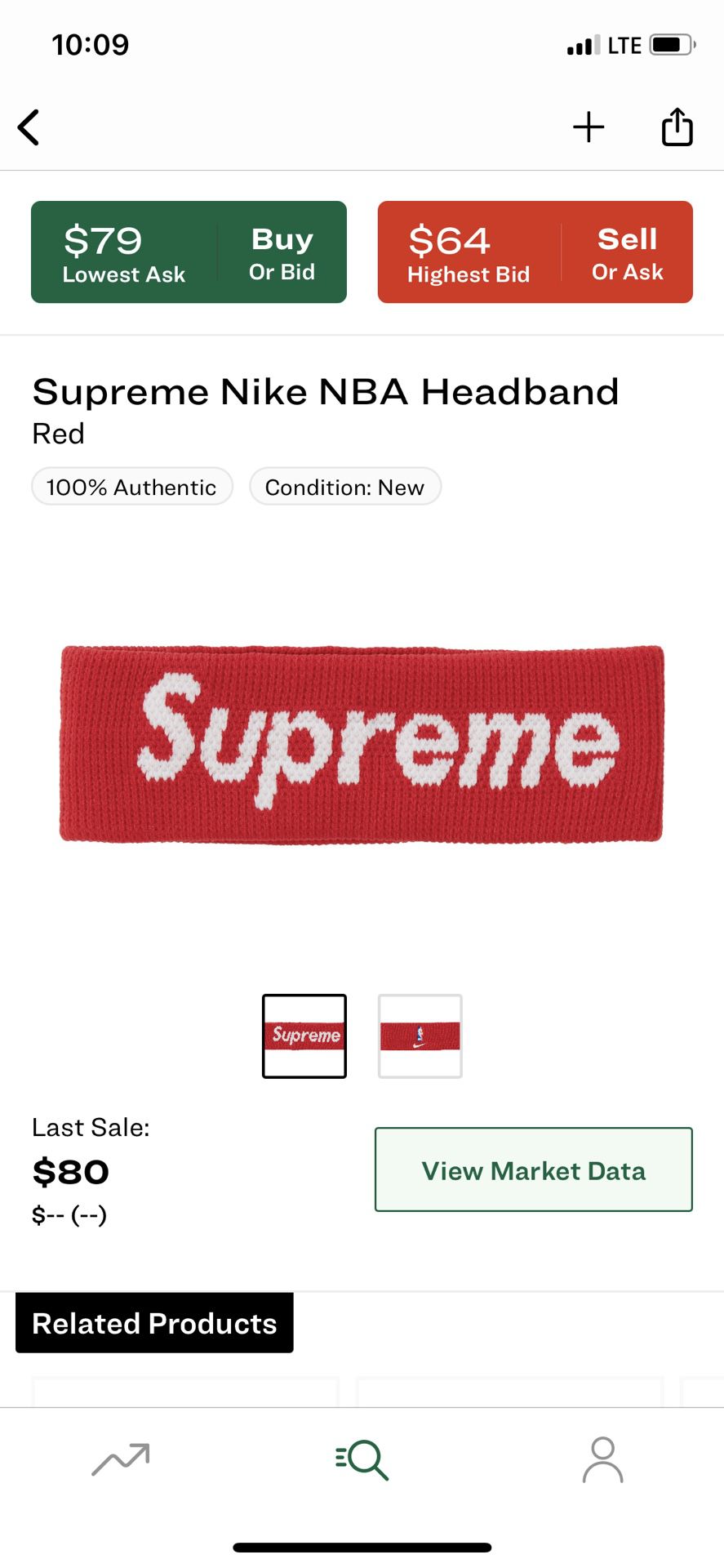 Supreme Shoulder Bag Red And Supreme Headband Red 