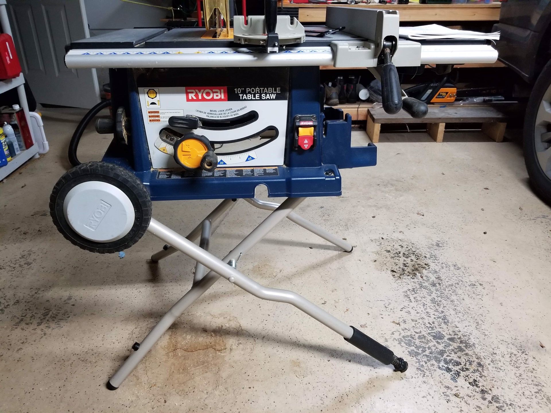 ryobi portable table saw