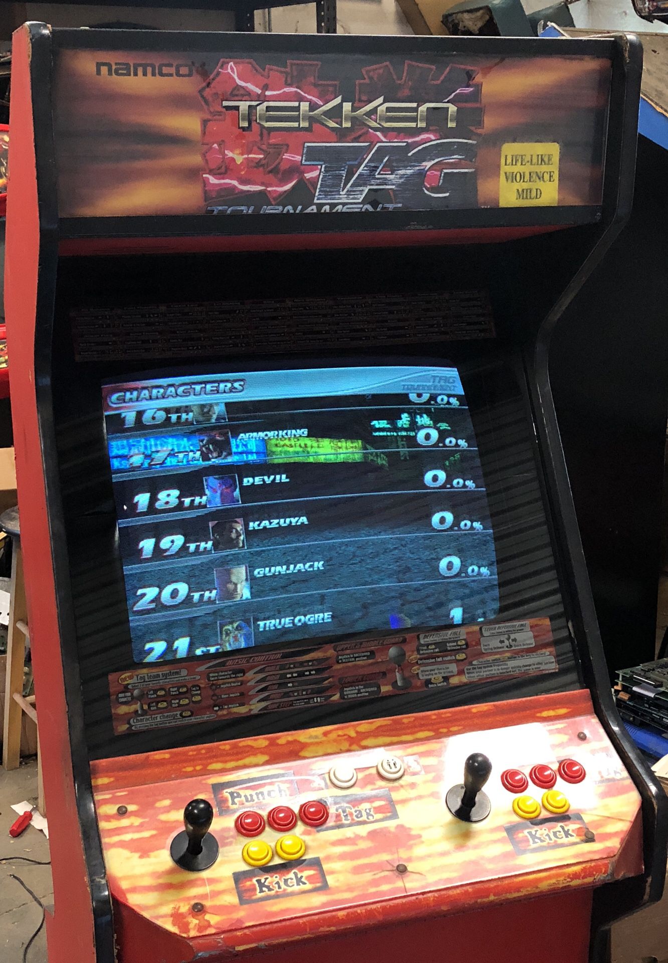 tekken tag tournament arcade