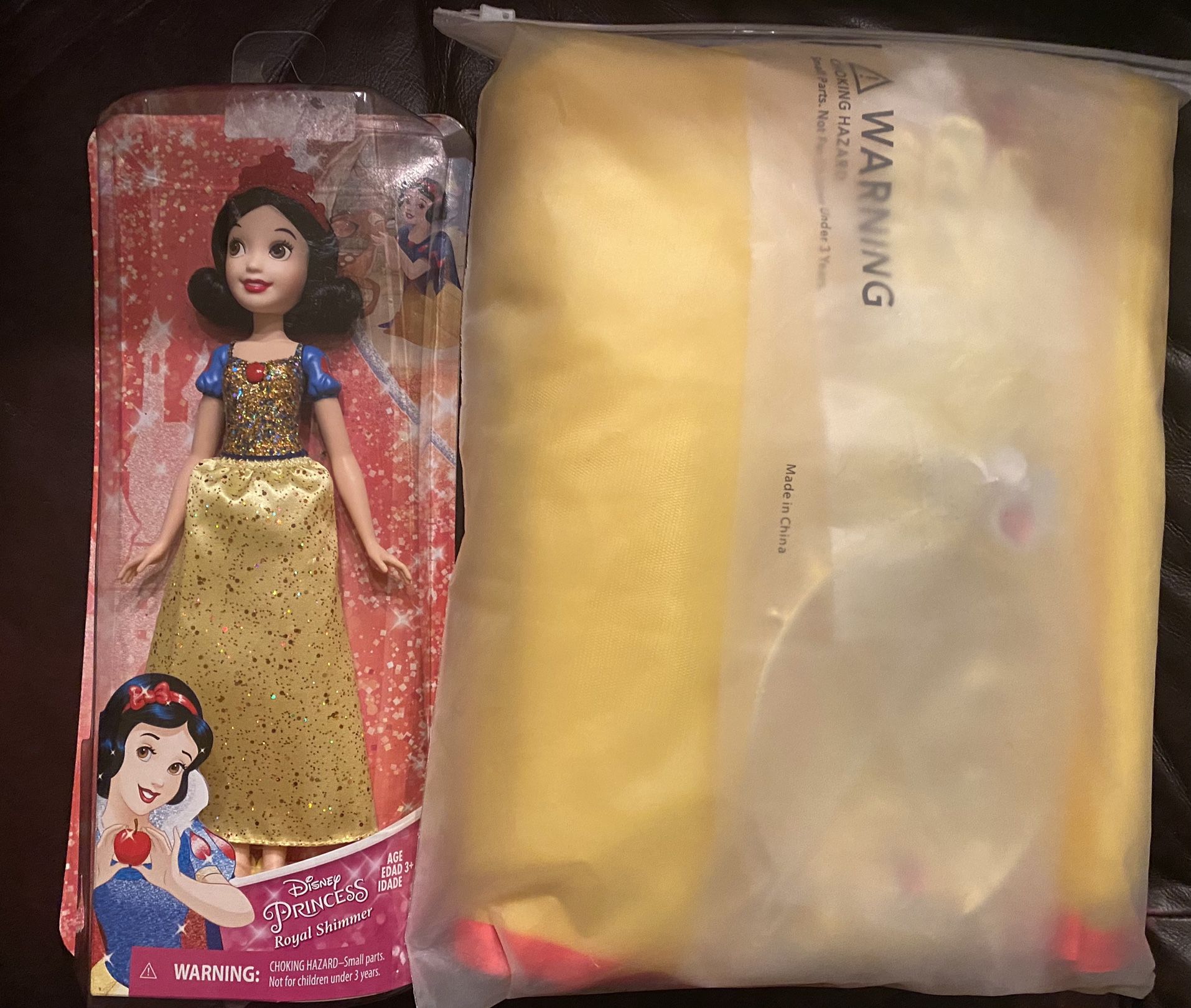 Brand New! Sealed Box Disney Princess Snow White Doll And Dress Up Set Size 8 Complete Tiara Gloves Wand Jewelry + Costume Holiday Gift Royal Shimmer 