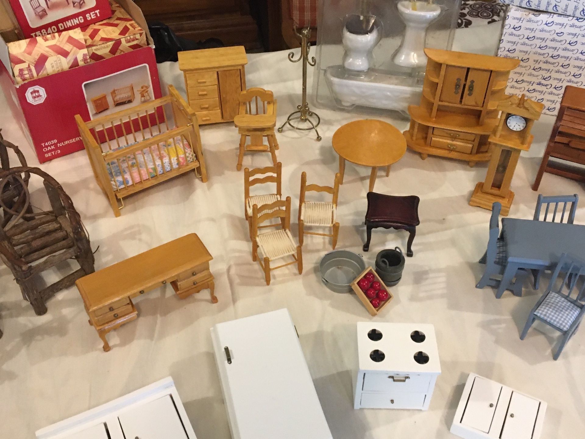 Large Lot Dollhouse Furnature