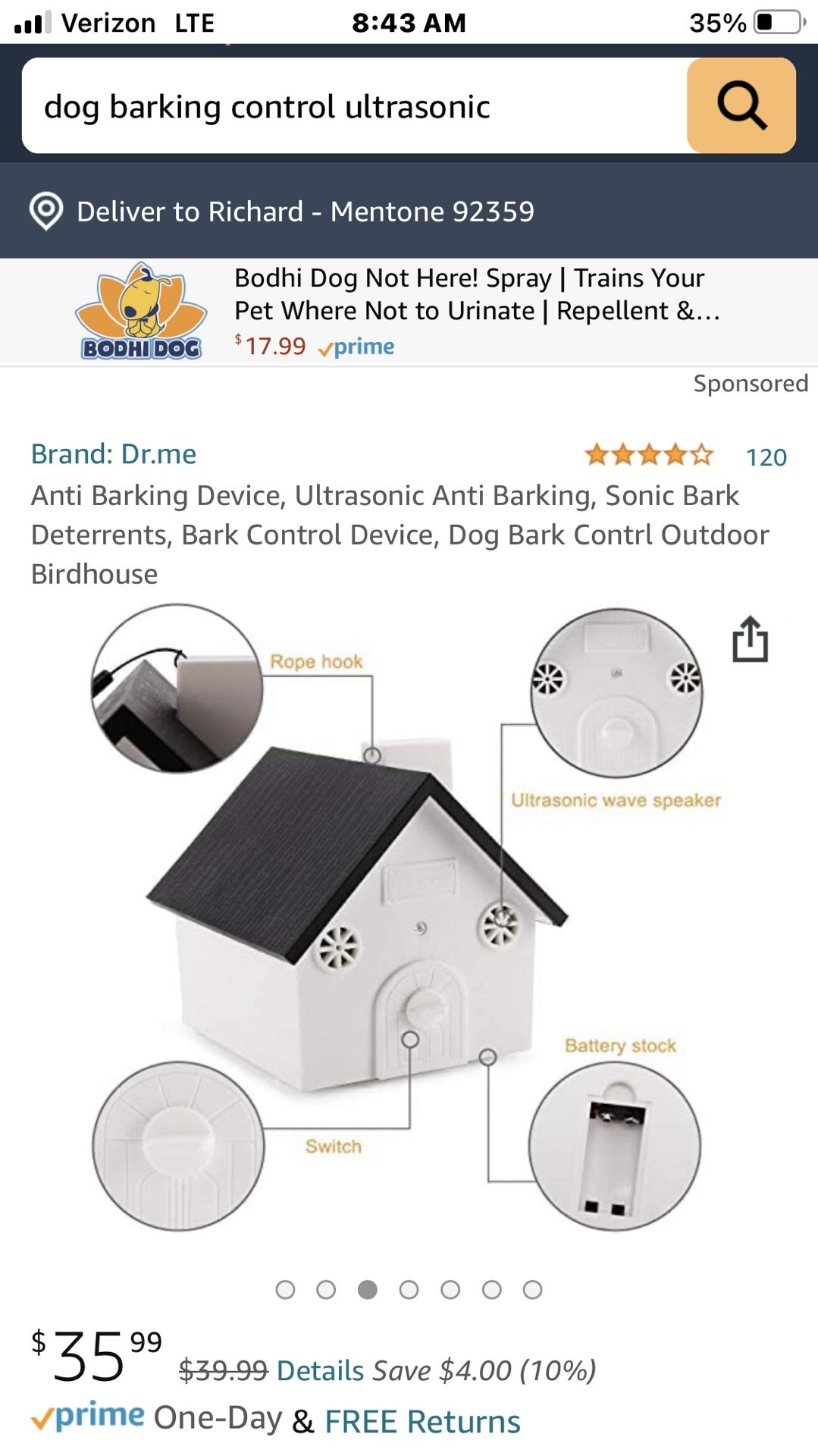Anti Barking Device, Ultrasonic Anti Barking, Sonic Bark Deterrents, Bark Control Device, Dog Bark Contrl Outdoor Birdhouse