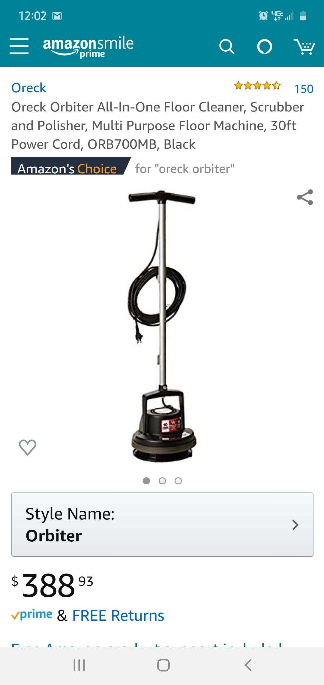 Brand new! Oreck Orbiter AllInOne Floor Cleaner, Scrubber and Polisher, Multi Purpose Floor