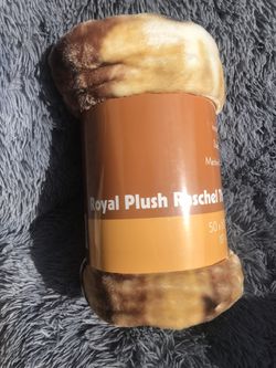 Blanket-Royal Plush Raschel Blanket Soft throw Kitties 50" x 60" / 127x152cm Thumbnail