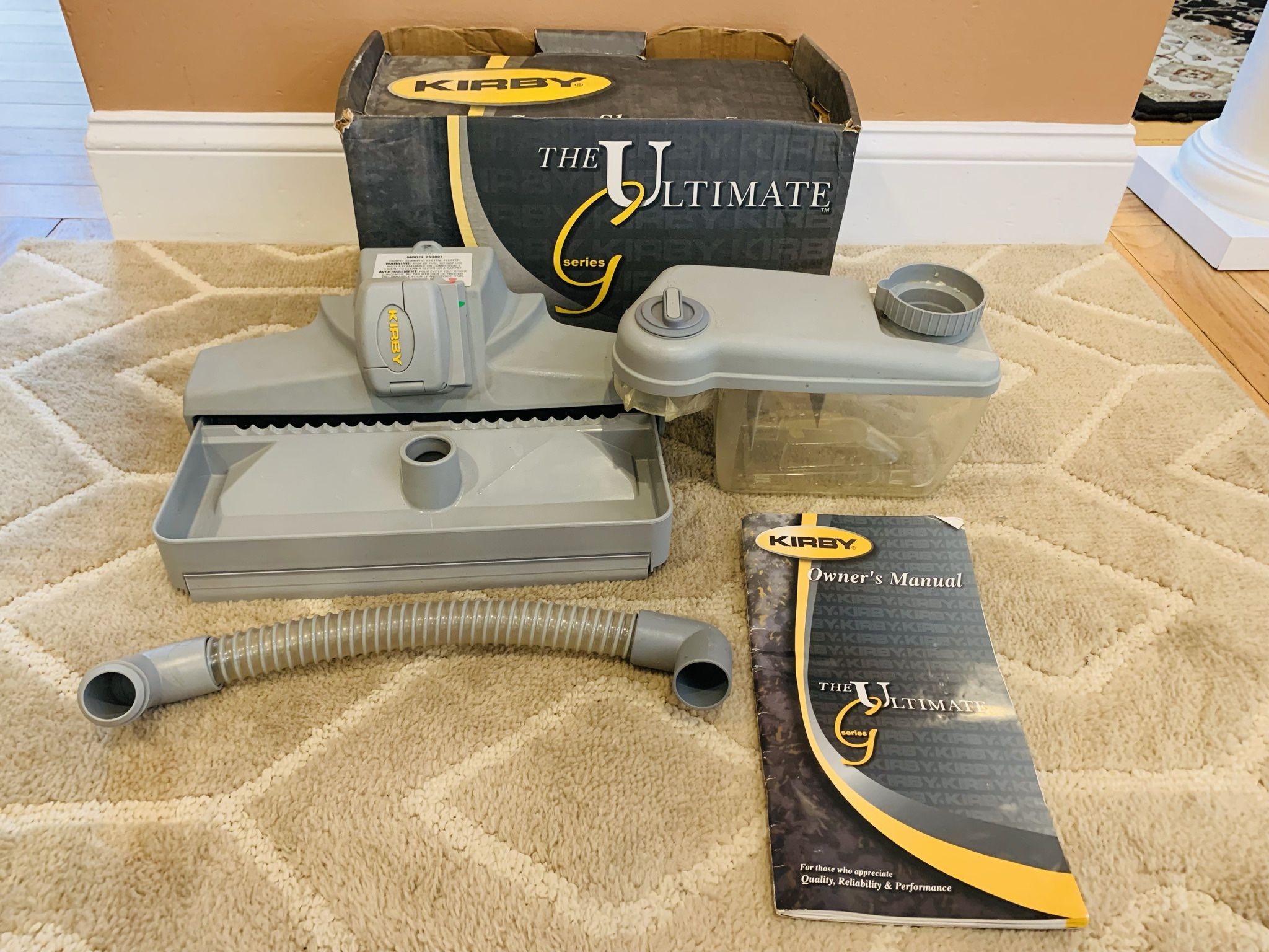Kirby diamond vacuum cleaner with attachments and shampooer
